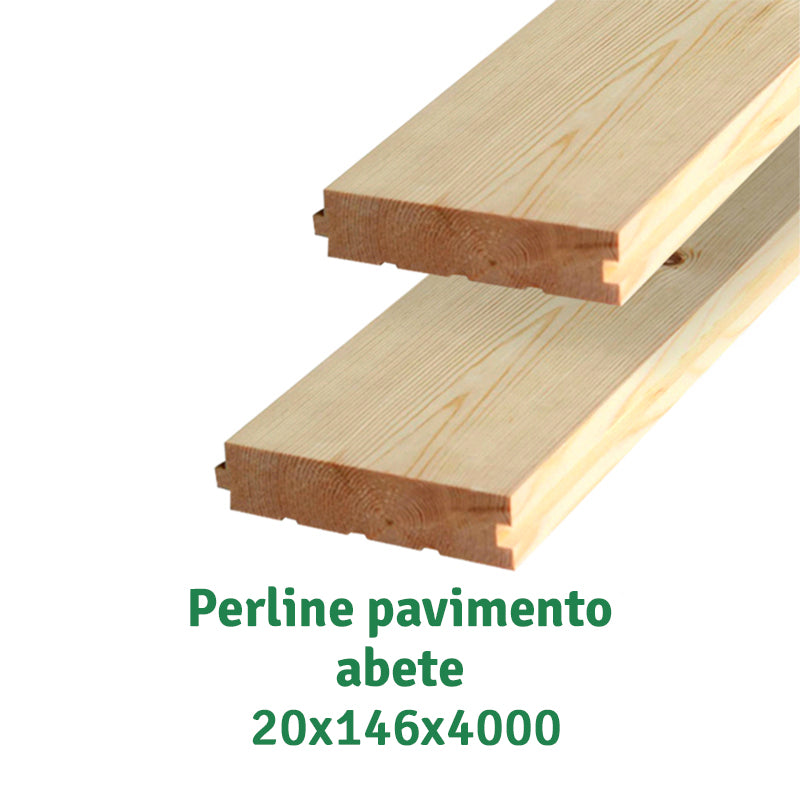 Perline per pavimento; 20х146х4000mm; BC; abete - 12,96 €/m² – Pellet  Legnami Brenta