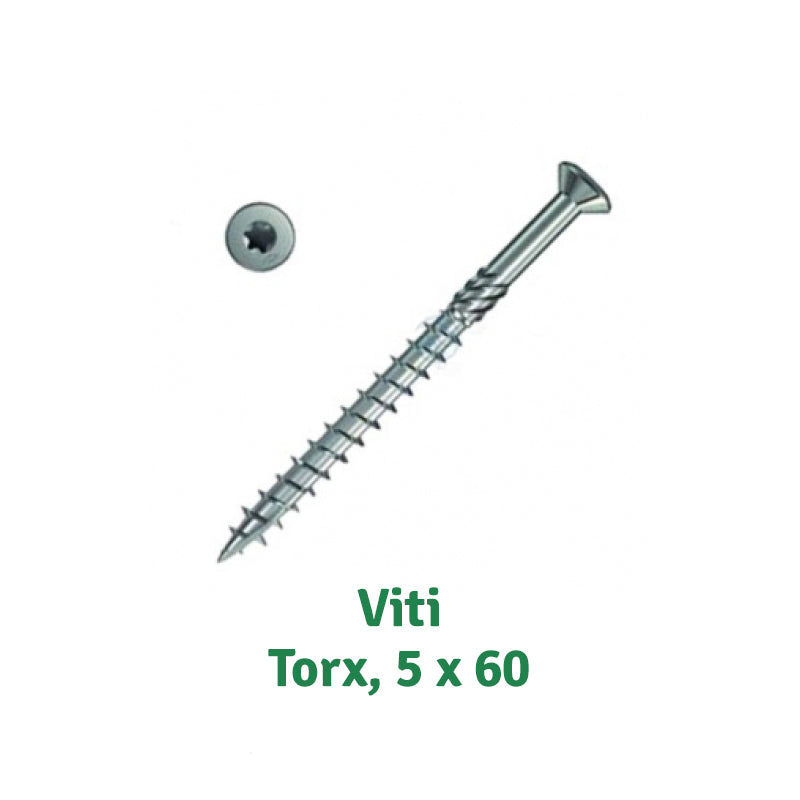 Viti; Torx; 5x60 - 100pz