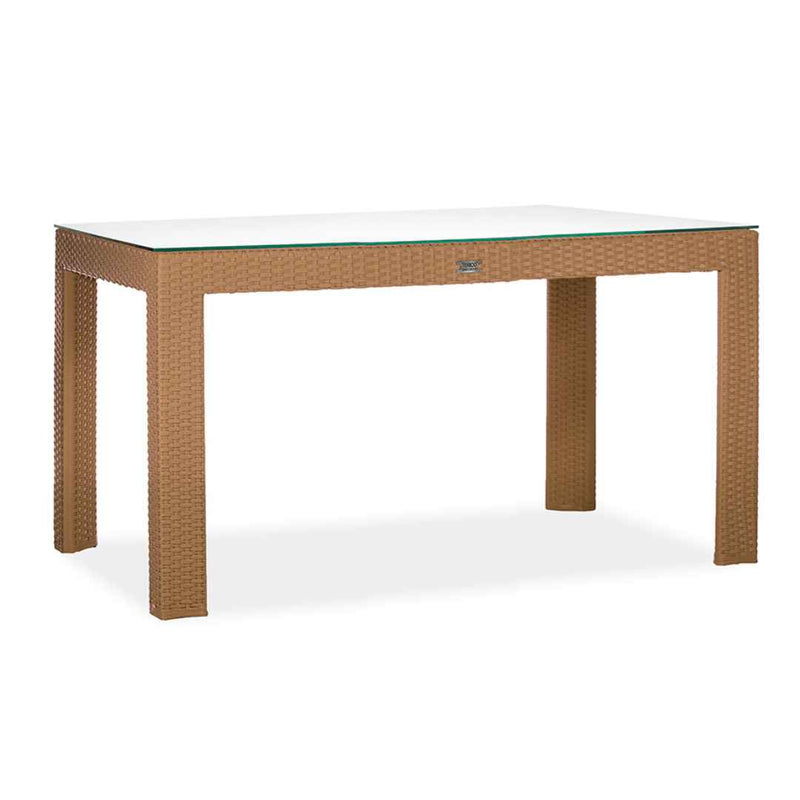 Tavolo in rattan sintetico EGIPTUS Terico 160×90×75 cm. Colore: beige