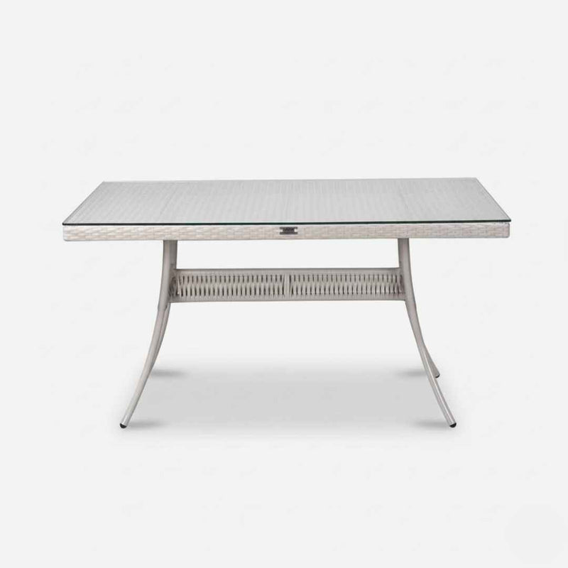 Tavolo in rattan sintetico VERONA Terico. Colore: oliva