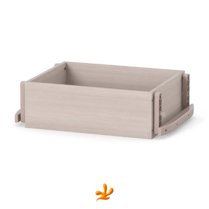 Meccanismo a dondolo per lettini Mikko Gekko (90×70). Longitudinale, senza cassetto. Colore: beige