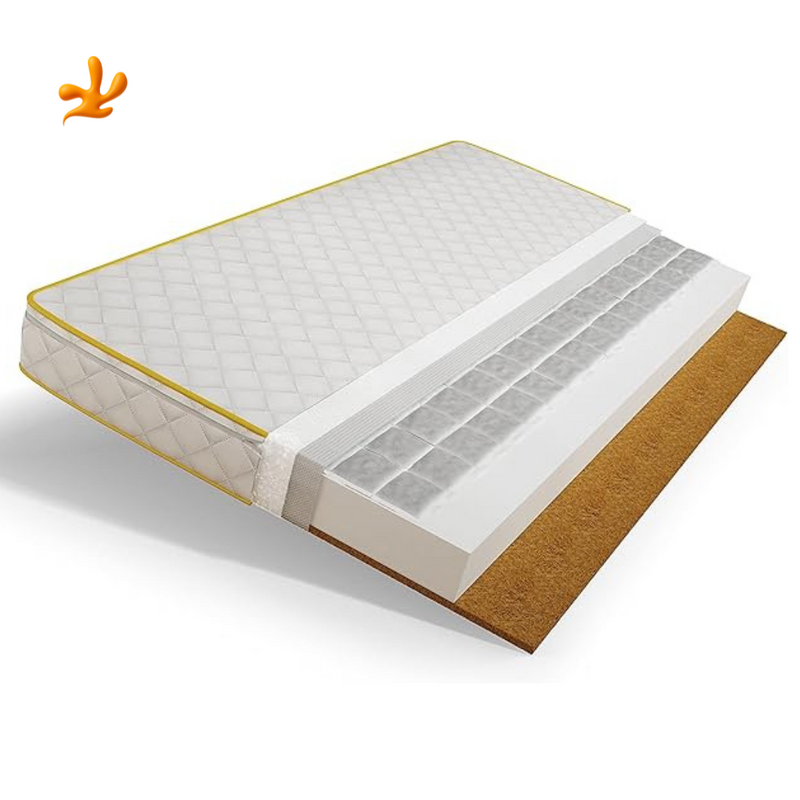 Materasso in fibra di cocco Gekkos Gekko Kids 120×60×9 cm.