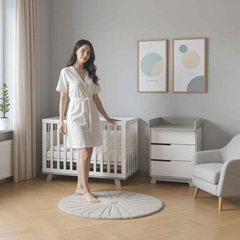 Lettino per bambini Lussi Gekko Kids 120x60. Colore: bianco