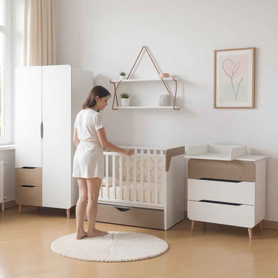 Lettino per bambini Belitto Gekko Kids 120x60. Bianco
