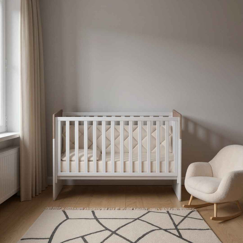 Lettino per bambini Belitto Gekko Kids 120x60. Bianco