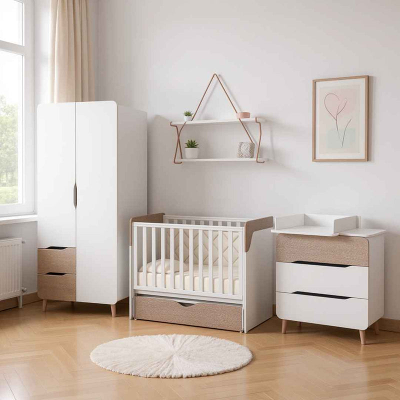 Lettino per bambini Belitto Gekko Kids 120x60. Bianco