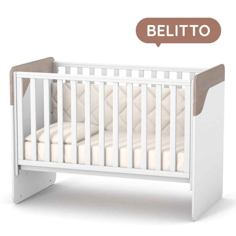 Lettino per bambini Belitto Gekko Kids 120x60. Bianco