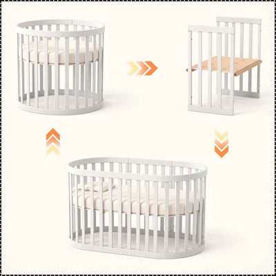 Set di trasformazione per lettino Mikko Gekko Kids – Bianco