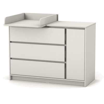 Cassettiera per bambini Lovitto Gekko Kids, 120x51x87 cm. Colore: cashmere