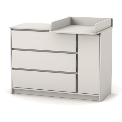 Cassettiera per bambini Lovitto Gekko Kids, 120x51x87 cm. Colore: cashmere