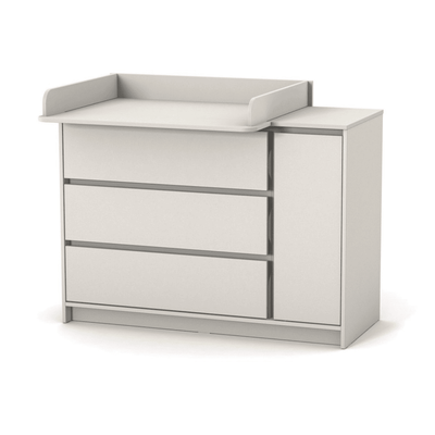 Cassettiera per bambini Lovitto Gekko Kids, 120x51x87 cm. Colore: cashmere