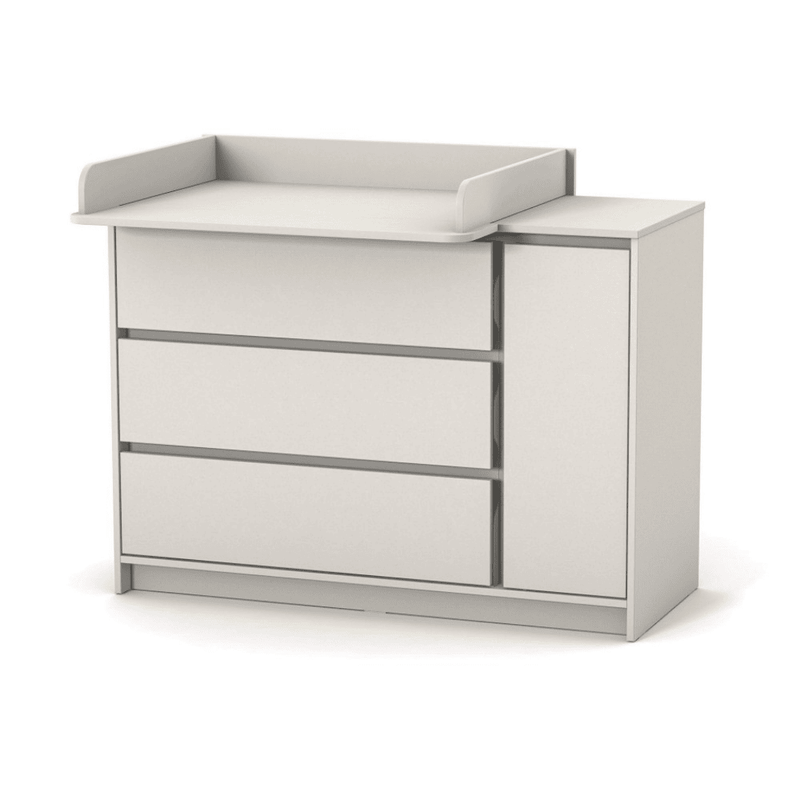 Cassettiera per bambini Lovitto Gekko Kids, 120x51x87 cm. Colore: cashmere