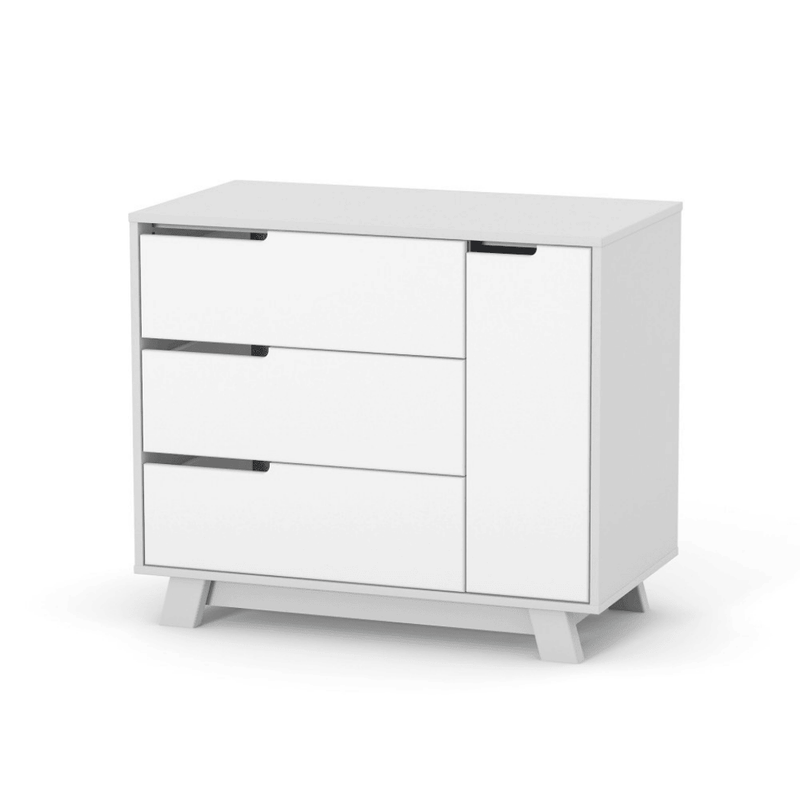Cassettiera per bambini Lussi Gekko Kids, 90x49x77 cm. Colore: bianco - grigio
