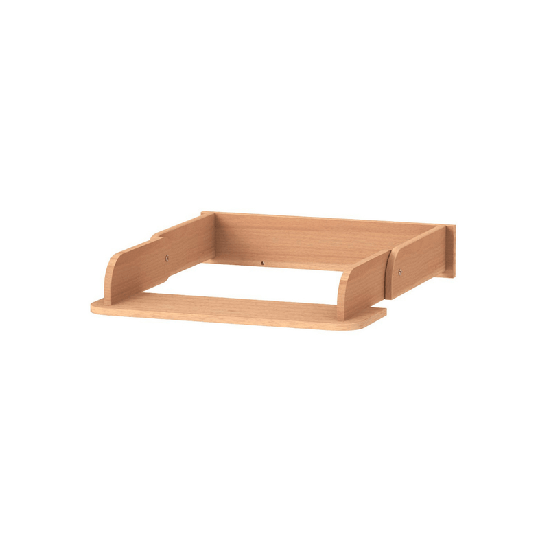 Fasciatoio aggiuntivo pieghevole per cassettiera 600 Gekko Kids. Colore: legno naturale