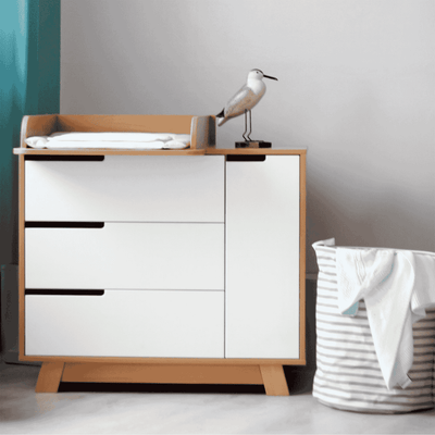 Fasciatoio aggiuntivo per cassettiera 600 Gekko Kids. Colore: legno naturale