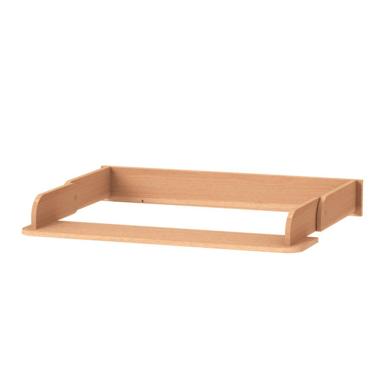 Fasciatoio aggiuntivo pieghevole per cassettiera 900 Gekko Kids. Colore: legno naturale