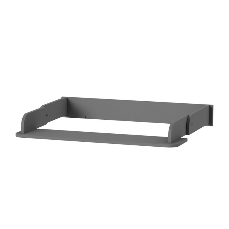 Fasciatoio aggiuntivo pieghevole per cassettiera 900 Gekko Kids. Colore: grigio scuro