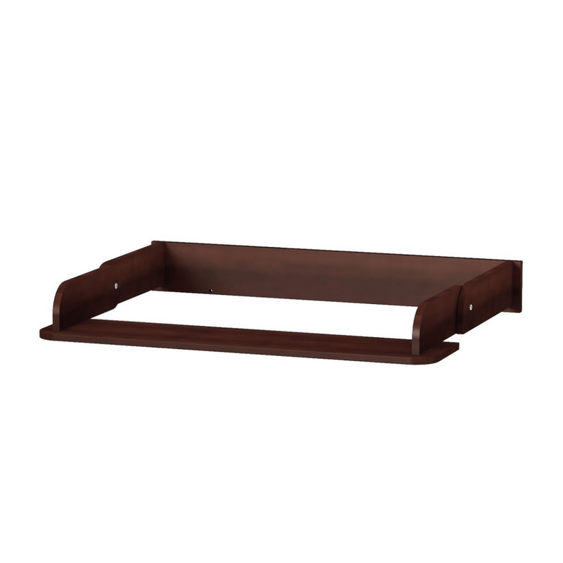 Fasciatoio aggiuntivo pieghevole per cassettiera 900 Gekko Kids. Colore: legno scuro