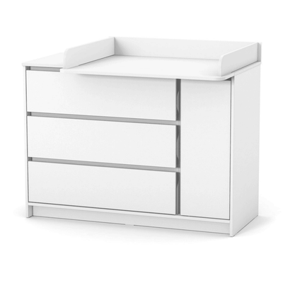 Fasciatoio aggiuntivo per cassettiera 900 Gekko Kids. Colore: legno scuro
