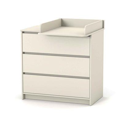 Cassettiera per bambini Lovitto Gekko Kids, 90x51x86 cm. Colore: beige