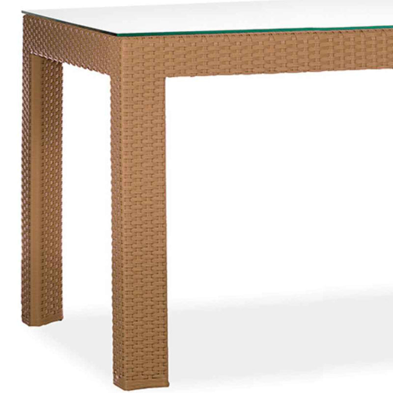 Tavolo in rattan sintetico EGIPTUS Terico 160×90×75 cm. Colore: beige