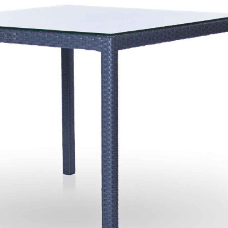 Tavolo in rattan sintetico KIPRUS Terico 160×90×75 cm. Colore: grafite