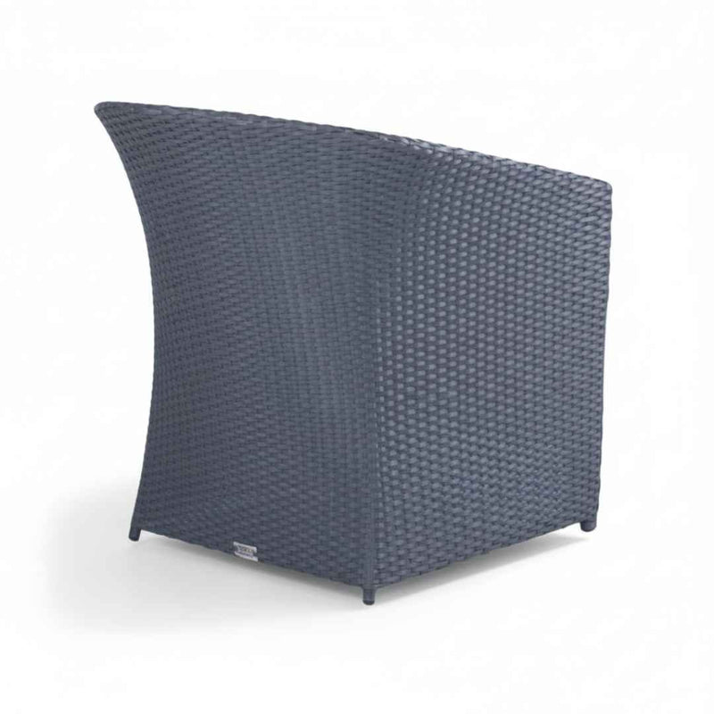 Sedia in rattan sintetico BALINA Terico. Colore: grafite