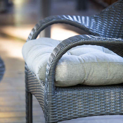 Divano in rattan sintetico FLORENCE Terico. Colore: grafite