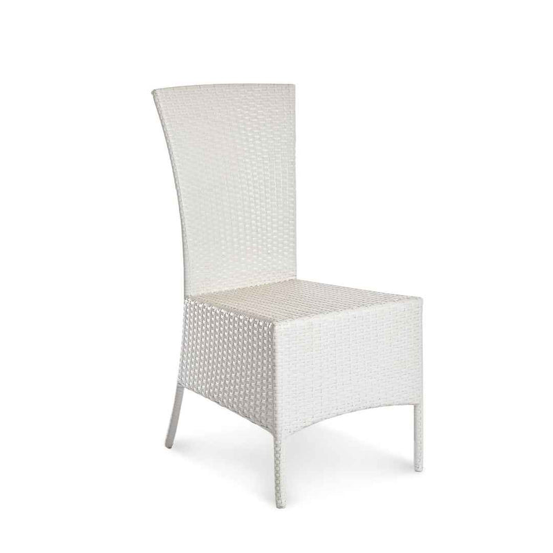 Sedia in rattan sintetico MILANO Terico. Colore: bianco