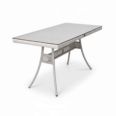 Tavolo in rattan sintetico VERONA Terico. Colore: oliva