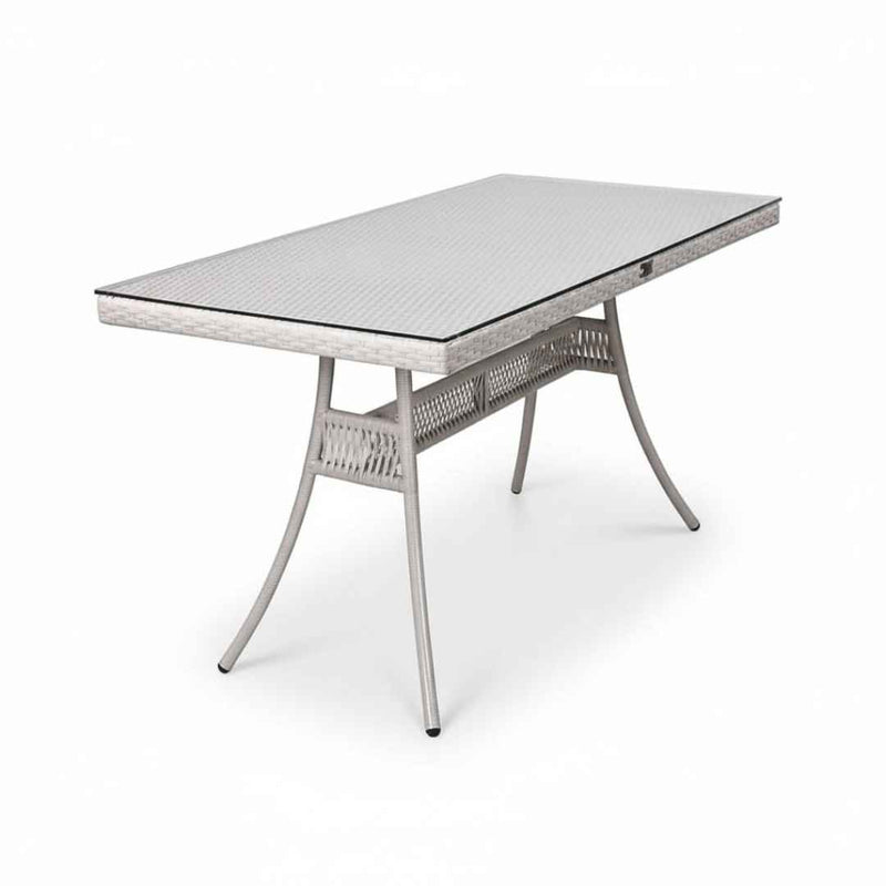 Tavolo in rattan sintetico VERONA Terico. Colore: oliva