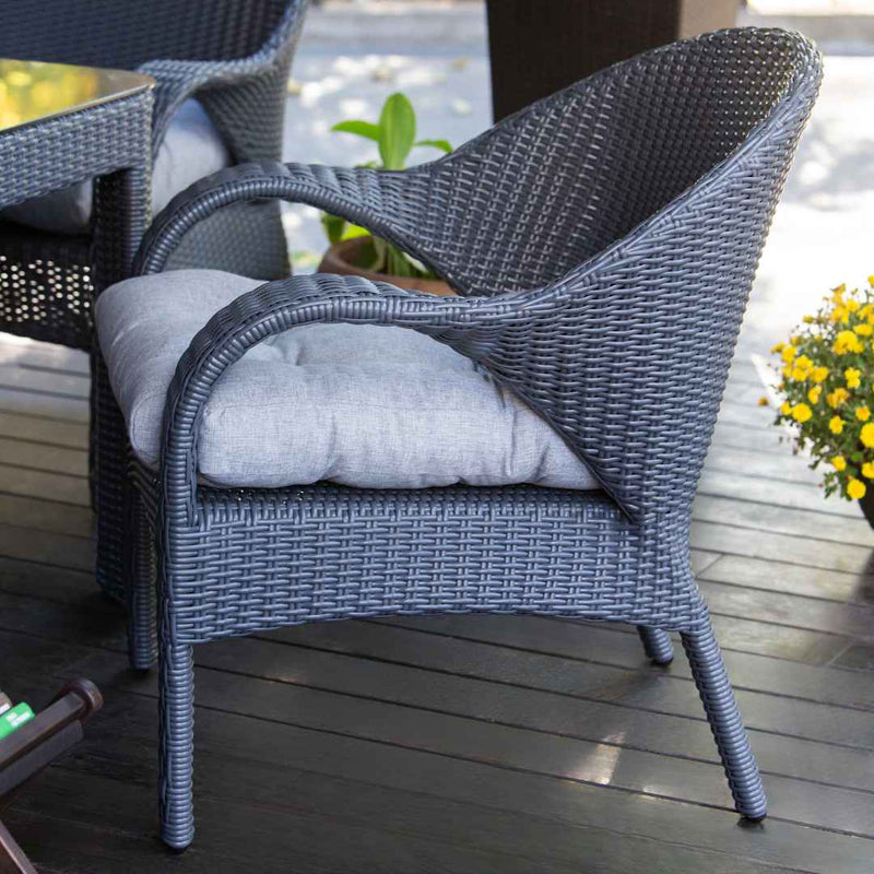 Poltrona in rattan sintetico Florence Terico. Colore: grafite