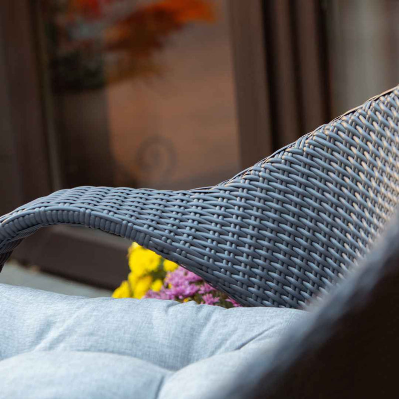 Divano in rattan sintetico FLORENCE Terico. Colore: grafite