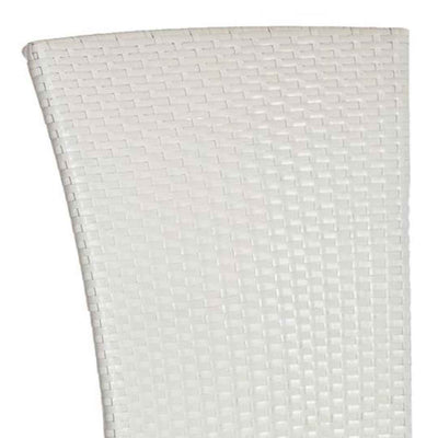 Sedia in rattan sintetico MILANO Terico. Colore: bianco