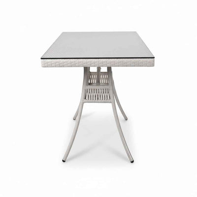 Tavolo in rattan sintetico VERONA Terico. Colore: oliva