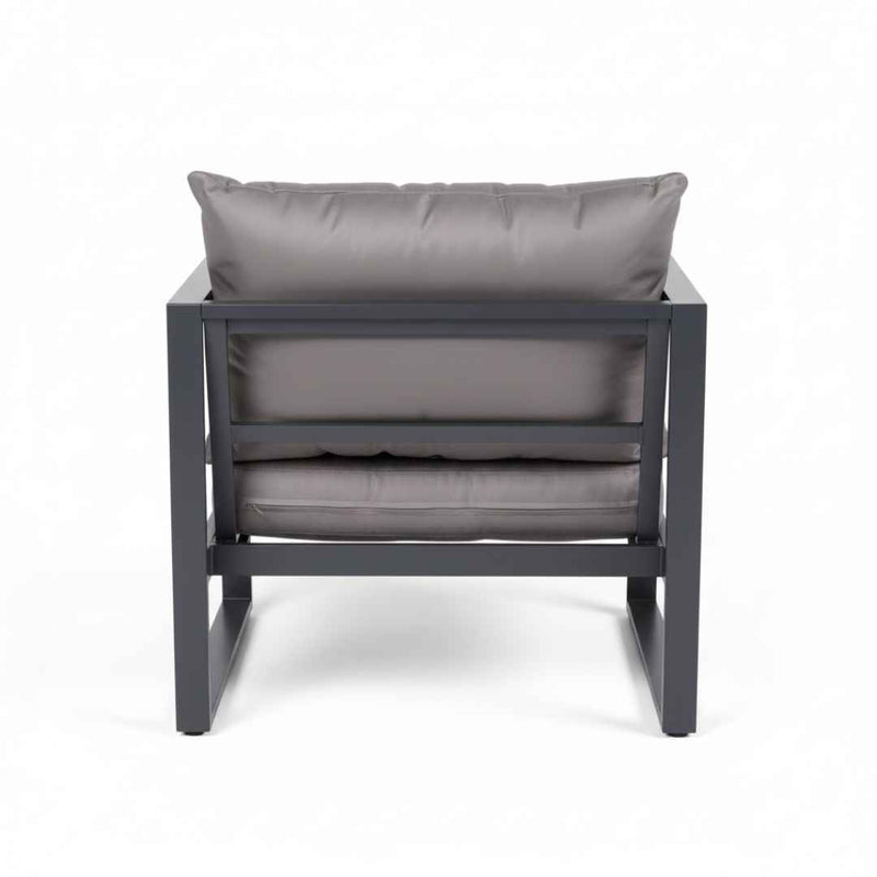 Poltrona da giardino grande LOFT. Colore: grafite