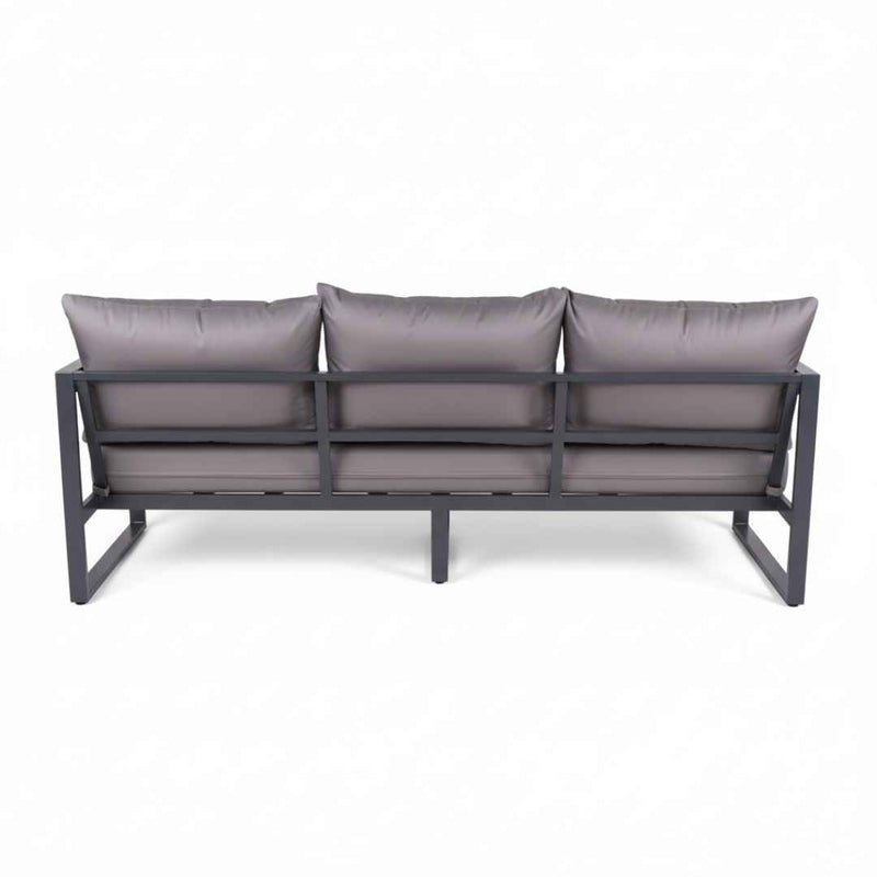 Divano da giardino grande a tre posti LOFT. Colore: grafite