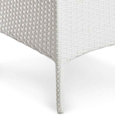 Sedia in rattan sintetico MILANO Terico. Colore: bianco