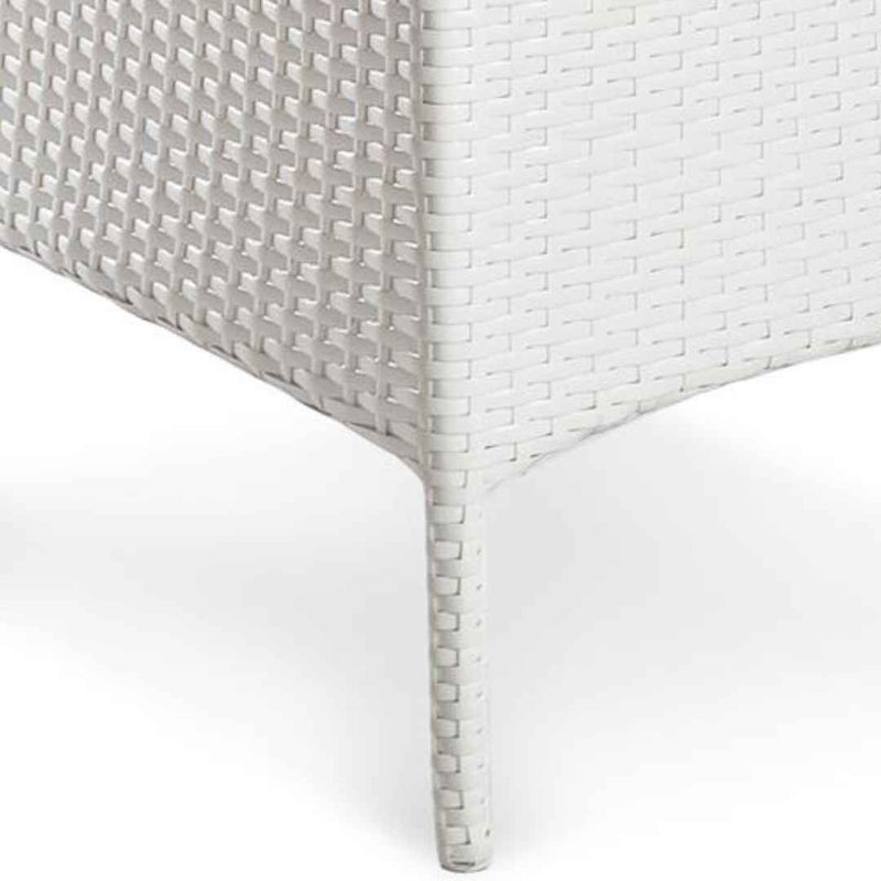 Sedia in rattan sintetico MILANO Terico. Colore: bianco