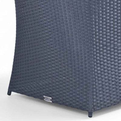 Sedia in rattan sintetico BALINA Terico. Colore: grafite