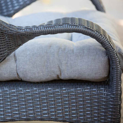 Poltrona in rattan sintetico Florence Terico. Colore: grafite