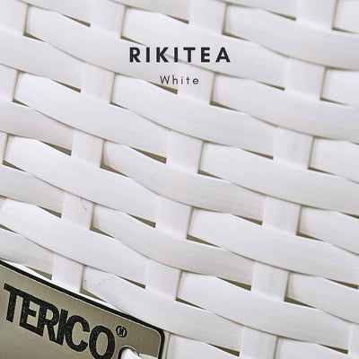 Poltrona in rattan sintetico RIKITEA Terico. Colore: bianco