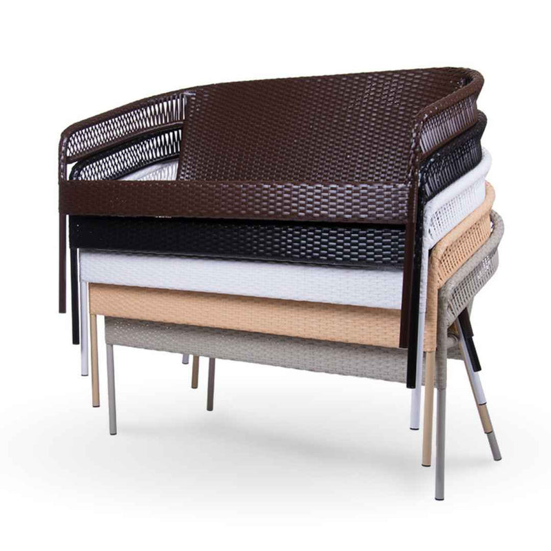 Divano in rattan sintetico VERONA Terico. Colore: oliva