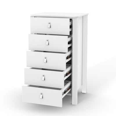 Cassettiera per bambini Zukko 600 Gekko Kids. Colore bianco.