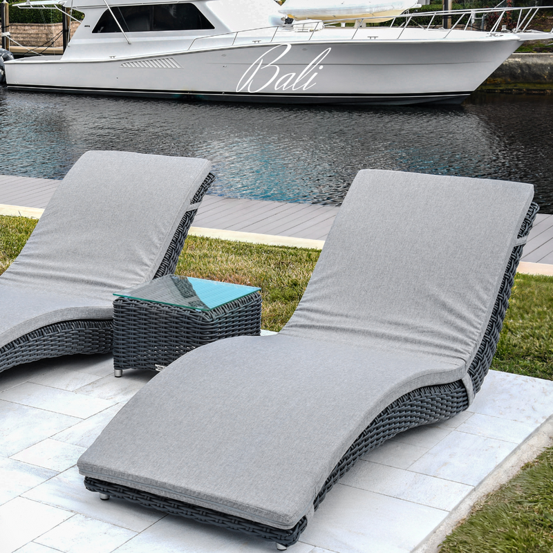 Lettino in rattan sintetico BALI