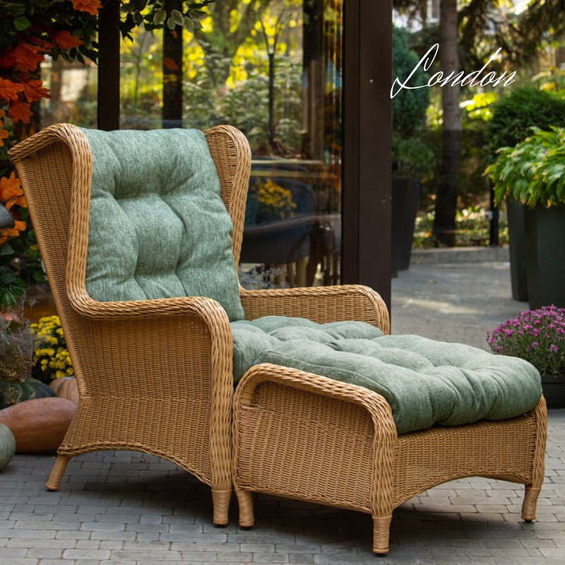 Set in rattan sintetico LONDON LOUNGE