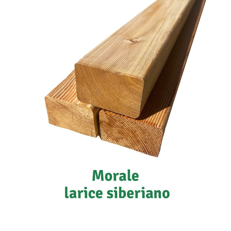 Travi in legno massello; 45x70x4000mm; AB; larice siberiano
