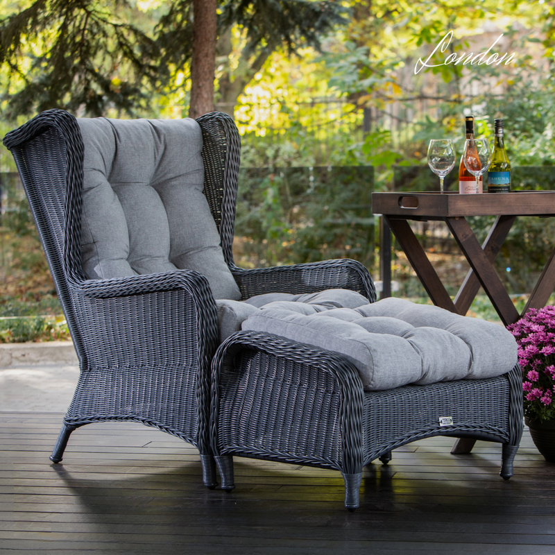 Set in rattan sintetico LONDON LOUNGE