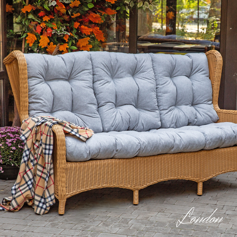 Set in rattan sintetico BIG LONDON LOUNGE