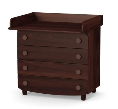 Cassettiera per bambini Lappi Gekko Kids, 90x49x81 cm. Colore: legno scuro